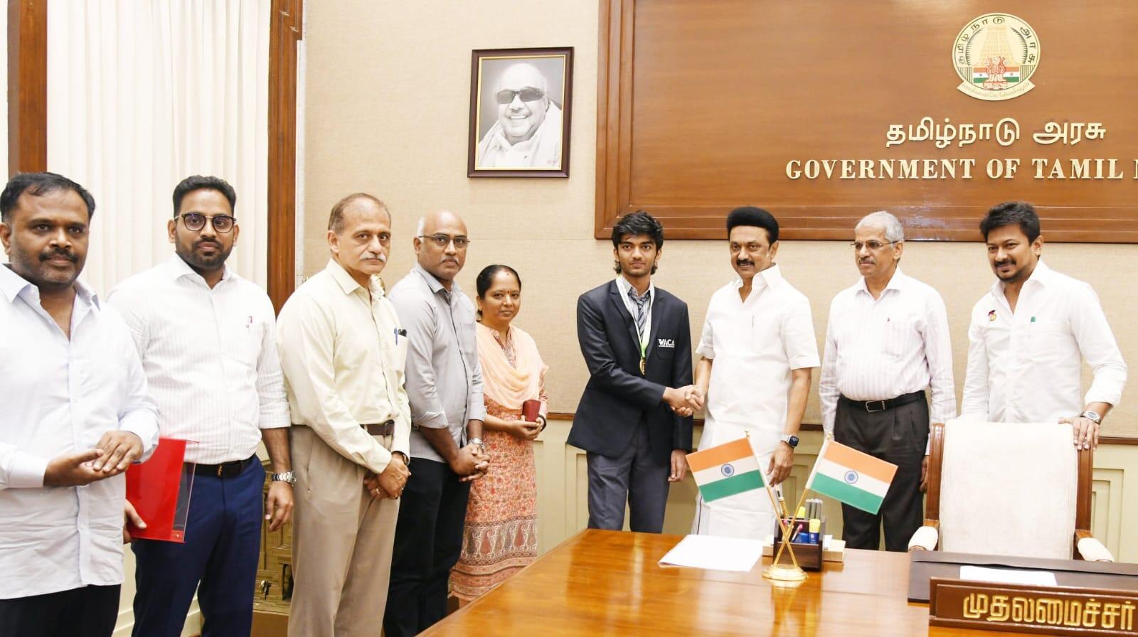 குகேஷுக்கு முதலமைச்சர் மு.க.ஸ்டாலின் வாழ்த்து