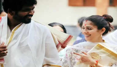 கேரளாவில் மறுவீடு... கொச்சினின் பிரபல கோவிலில் தரிசனம் செய்த விக்கி- நயன் ஜோடி!