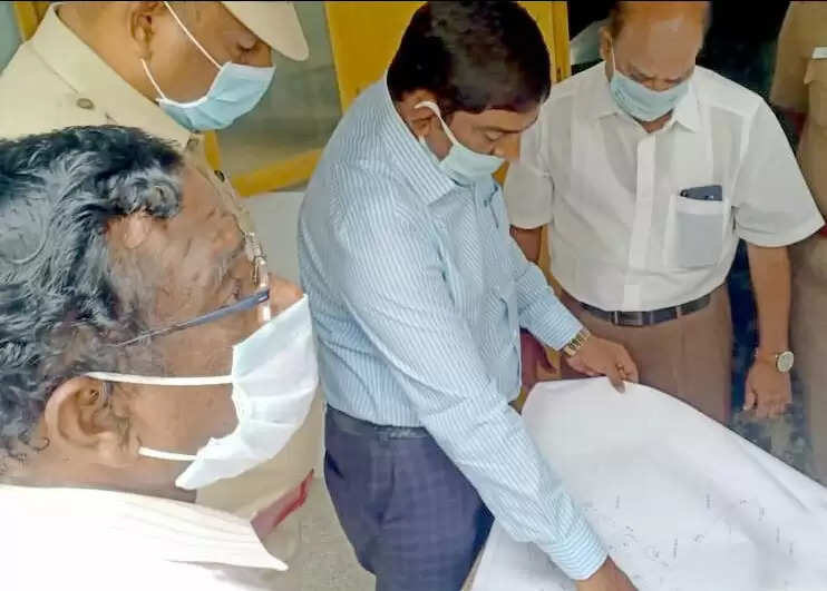 வாக்கு எண்ணும் மையம் – ஆட்சியர் கதிரவன் நேரில் ஆய்வு