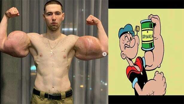 கார்ட்டூன் கதாபாத்திரம் ‘பாப்பாய்’ போல ஆக நினைத்த ராணுவ வீரருக்கு.. நேர்ந்த சோகம்!