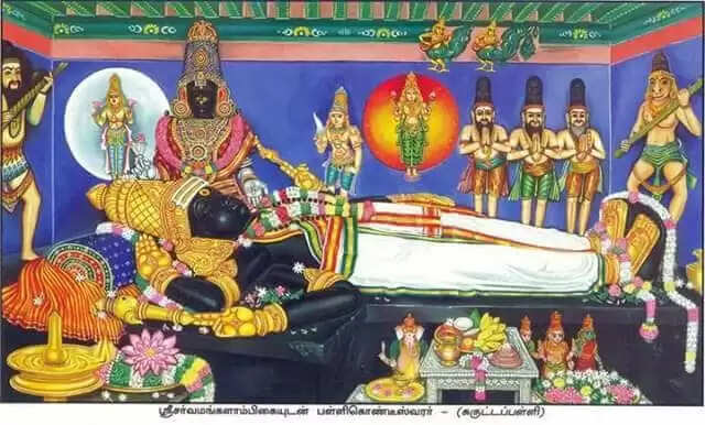 ஈசன் பள்ளிகொண்ட கோலத்தில் காட்சி தரும் அறிய தலம்…சுருட்டப்பள்ளி பள்ளிகொண்டீஸ்வரர் ஆலய சிறப்பு!