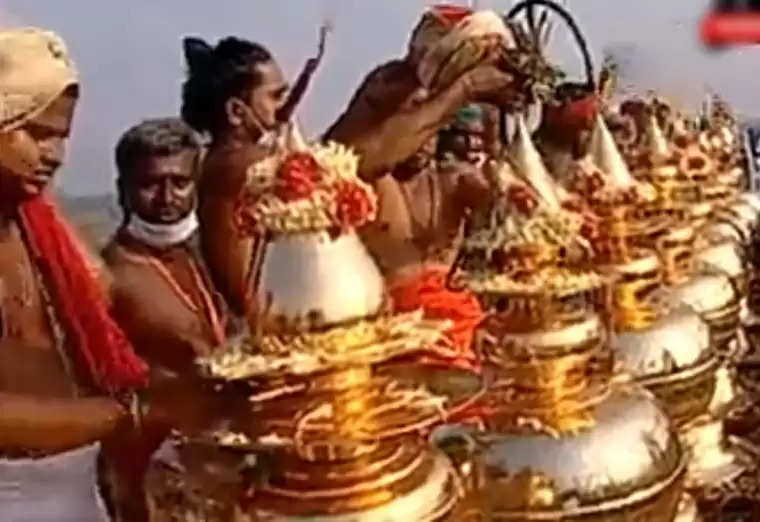 23 ஆண்டுகளுக்கு பிறகு  வைத்தீஸ்வரன் கோவில் கும்பாபிஷேம்… பக்தர்கள் இன்றி நடைபெற்றது…