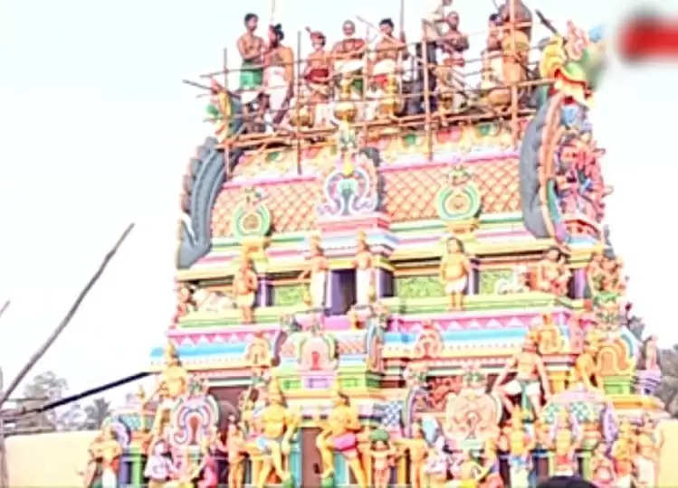 23 ஆண்டுகளுக்கு பிறகு  வைத்தீஸ்வரன் கோவில் கும்பாபிஷேம்… பக்தர்கள் இன்றி நடைபெற்றது…