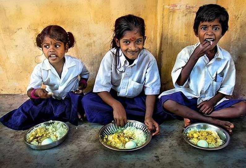 கொரோனா விடுமுறை நாட்களிலும் அரசுப் பள்ளி மாணவர்களுக்கு சத்துணவு : தமிழக அரசு உத்தரவு