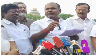 &ldquo;அதிமுகவை ஆட்டைய போட நினைத்தார், எடப்பாடியிடம் அவர் பருப்பு வேகல&rdquo;- உதயகுமார் பரபரப்பு பேட்டி