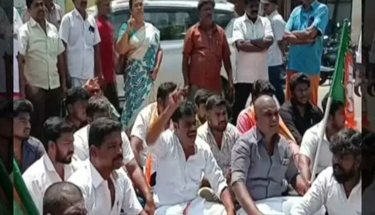 கூட்டணிக்குள் சலசலப்பு- அதிமுக தலைமைக்கு எதிராக பாஜகவினர் போராட்டம்