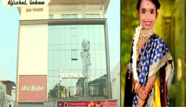 துணிக்கடையின் இரும்பு கேட் விழுந்து 5 வயது சிறுமி பலி..  தந்தையை பார்க்கச் சென்றபோது நேர்ந்த பரிதாபம்..