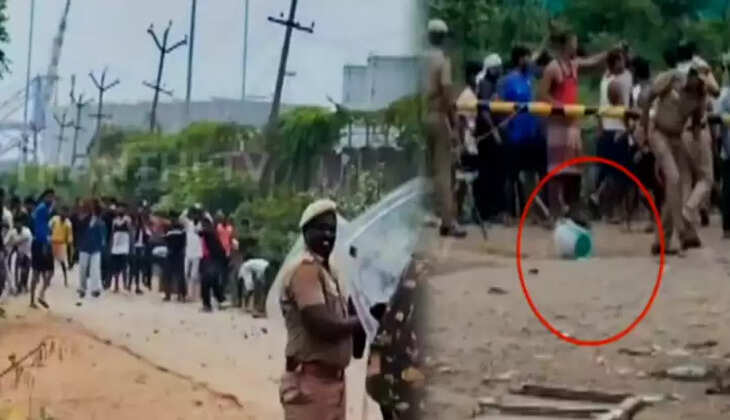 காவல்துறை மீது கல்வீச்சு - வடமாநிலத்தவர்கள் 50 பேர் கைது