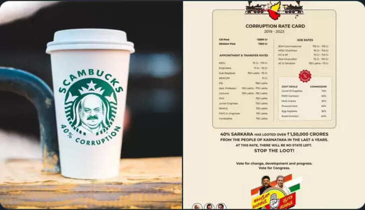 பாஜகவின் 'scambucks'.. காங்கிரஸ் வெளியிட்ட 'Corruption Rate Card&rsquo; -  கியூட் சொன்ன சவுக்கு சங்கர்.. 