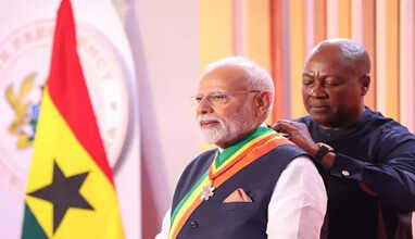 Ghana President - PM Modi