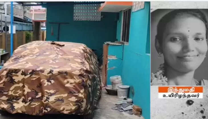 காருக்கு ரிவர்ஸ் பார்க்க சென்ற மனைவி மீது கணவன் ஓட்டிய கார் மோதியது! ஆசையாக வாங்கிய காரே எமனான கொடூரம்