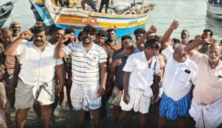 மீனவர்கள் போராட்டம்