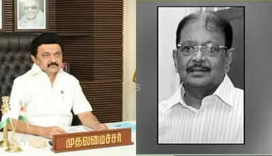  ‘நான் சாய்வதற்கு கிடைத்த கடைசி தோளை இழந்து நிற்கிறேன்’ கொள்கைச் செல்வம் மறைந்தாரே.! -  மு.க.ஸ்டாலின் உருக்கம்..