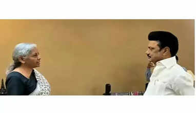 mk stalin and nirmala