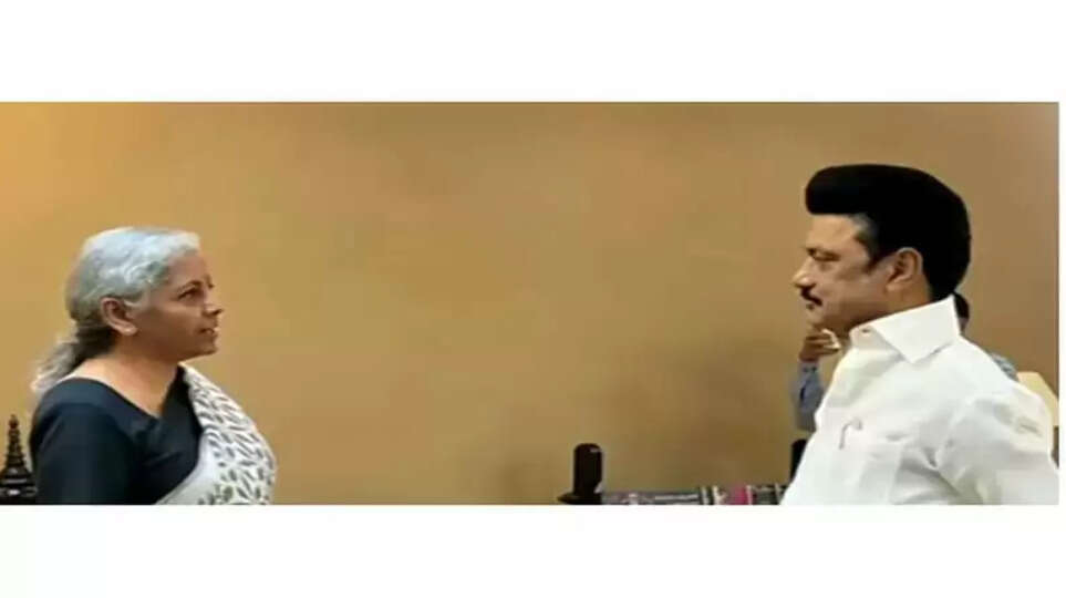 mk stalin and nirmala