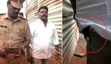 விஜய் கூட்டத்திற்கு துப்பாக்கியுடன் வந்தவரால் பரபரப்பு