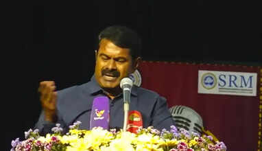 தமிழின் பெருமையை பிரதமர் மோடி உயர்த்தி பிடிக்கிறார் - சீமான் பேச்சு