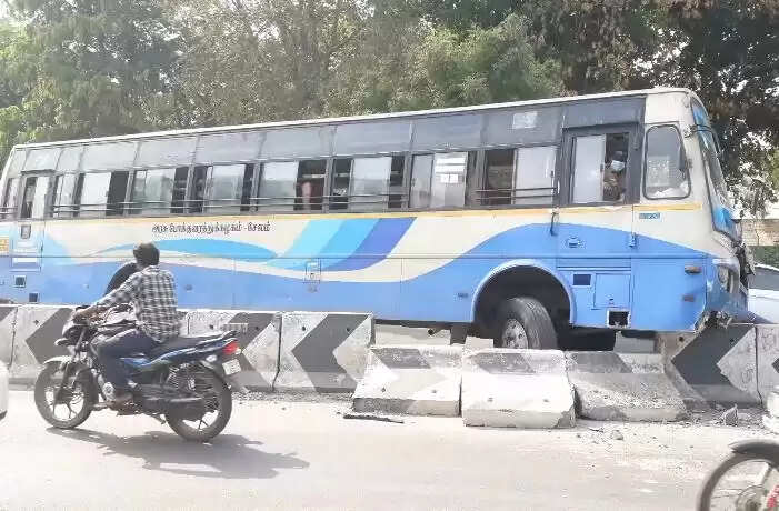 ஓடும் பேருந்தில் ஓட்டுநருக்கு நெஞ்சு வலி - சாமர்த்தியமாக பேருந்தை நிறுத்திய பயணி