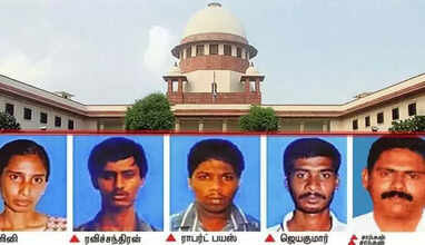 #Breaking: நளினி உள்ளிட்ட 6 பேரை விடுதலை செய்ய உத்தரவு - உச்சநீதிமன்ற அதிரடி..