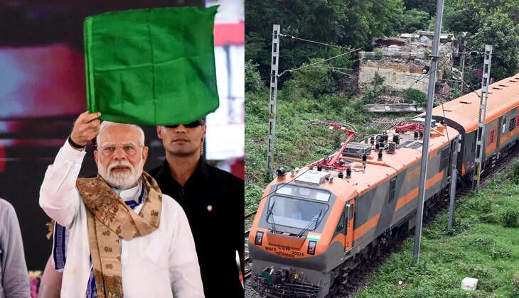 PM Modi flags off four new Amrit Bharat trains