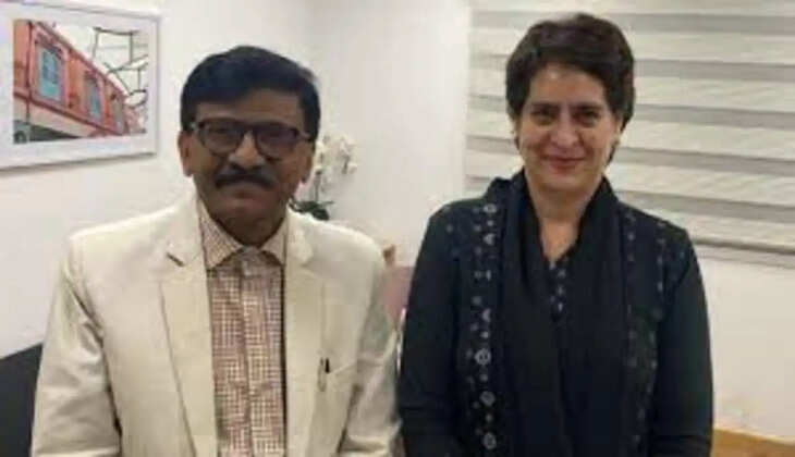 சஞ்சய ரவுத், பிரியங்கா காந்தி