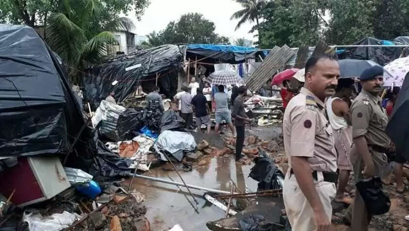 லக்னோவில் சுவர் இடிந்து விழுந்து 9 பேர் பலி..