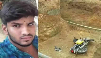 &nbsp;பாலம் கட்டத் தோண்டப்பட்ட பள்ளத்தில் விழுந்து இளைஞர் பலி! அலட்சியத்தால் நேர்ந்த சோகம்