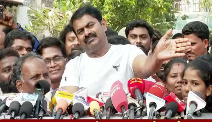 பிரபாகரன் படம் வெட்டி ஒட்டப்பட்டதா? திராவிட நாய்கள்.. சீமான் பரபரப்பு பேட்டி