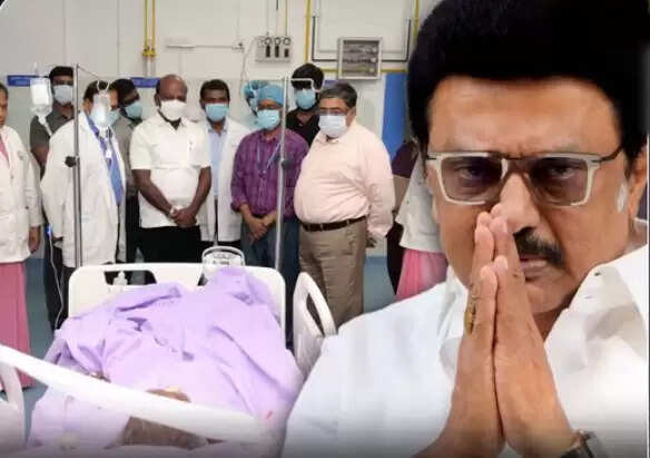 CPI மூத்த தலைவர் நல்லக்கண்ணுவை நேரில் நலம் விசாரித்த முதல்வர் ஸ்டாலின்..!!