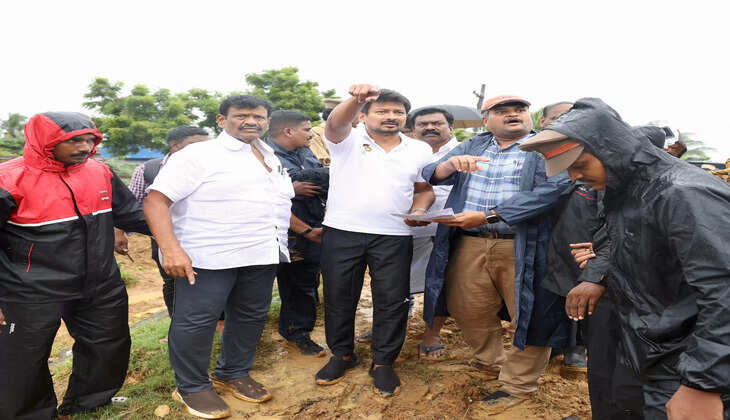 உதயநிதி ஸ்டாலின் ஆய்வு