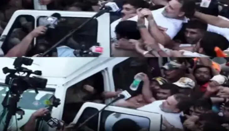 டெல்லியில் பேரணியாக சென்ற ராகுல்காந்தி கைது
