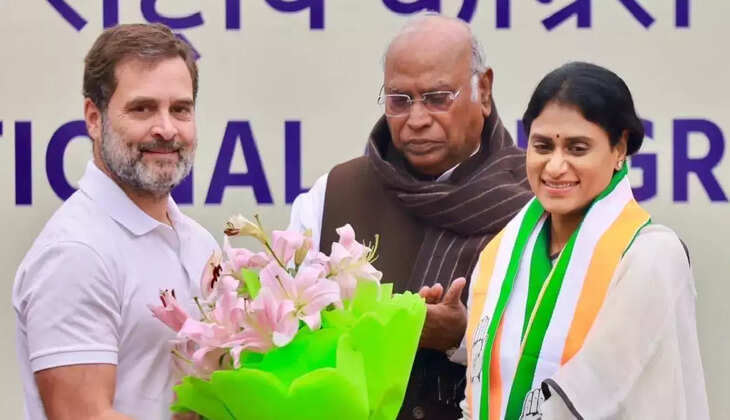YS Sharmila Appointed Andhra Pradesh Congress Chief