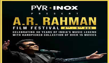 திரையுலகில் 30 ஆண்டுகள் : இன்று முதல் 9ம் தேதி வரை ‘ARR திரைப்பட  திருவிழா’.. ரசிகர்கள் உற்சாகம்.. 