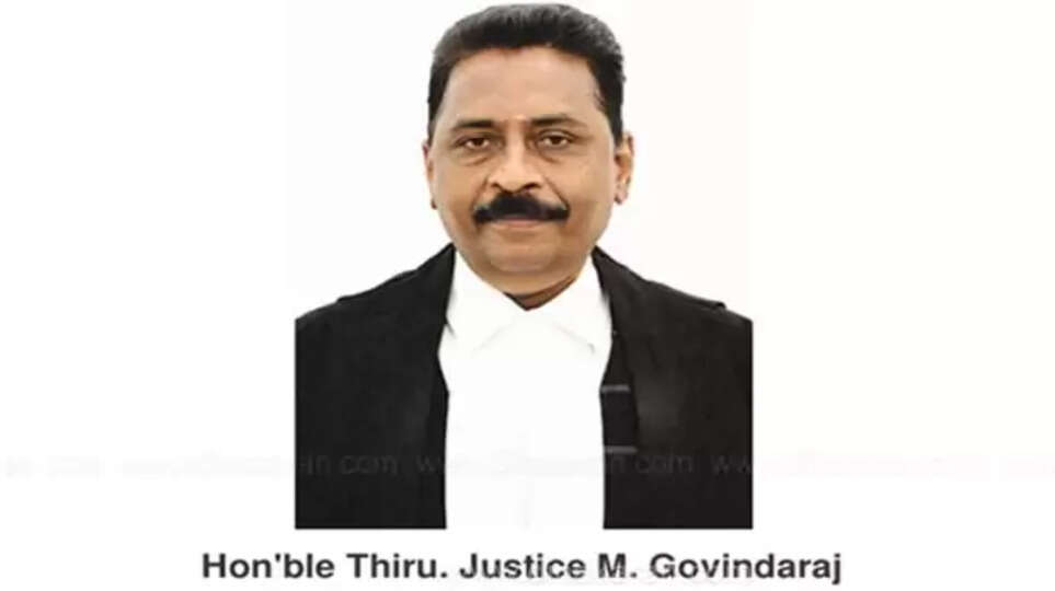 ஓய்வுபெற்ற நீதிபதி கோவிந்தராஜ்