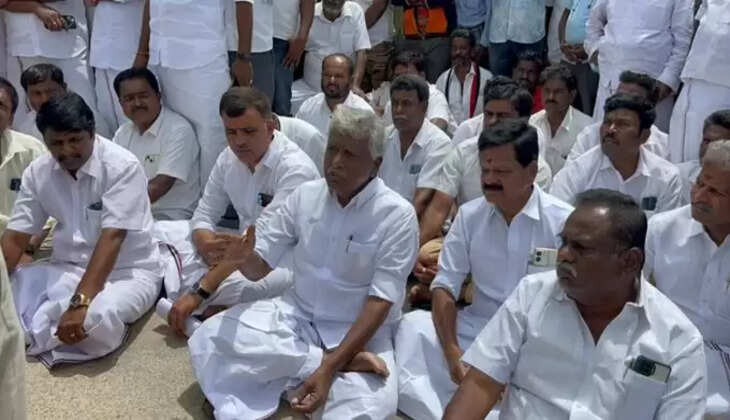 &ldquo;நீங்களா? நாங்களானு பார்த்திடலாம்..&rdquo; திமுகவினருக்கு எதிராக விடாபிடியாக போராடி சாதித்த கே.பி.முனுசாமி