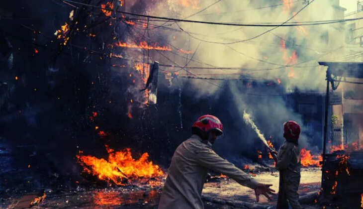 தீயில் கருகிய ஒரே குடும்பத்தைச் சேர்ந்த மூன்று பேர் உயிரிழப்பு