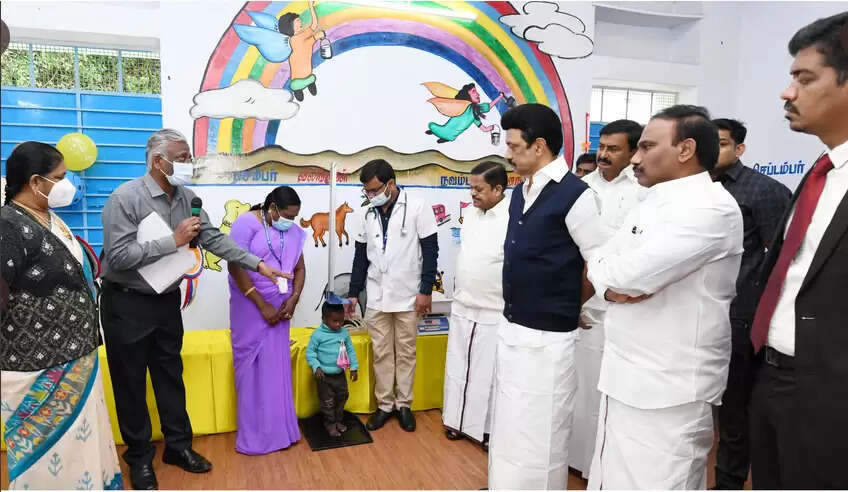 ‘ஊட்டச்சத்தை உறுதி செய்’ திட்டத்தின் கீழ் , குழந்தைகளுக்கு மருத்துவ முகாமை தொடங்கி வைத்த முதல்வர்..