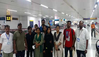 சூடானில் இருந்து முதற்கட்டமாக 360 இந்தியர்கள் மீட்பு..  9 தமிழர்களும் தாயகம் திரும்பினர்..  