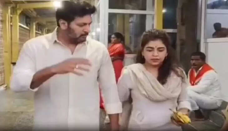 திருப்பதியில் தோழியுடன் ரவி மோகன்