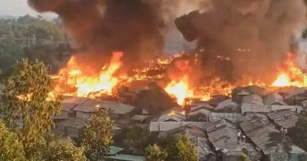 ரோஹிங்கியா தீ விபத்து