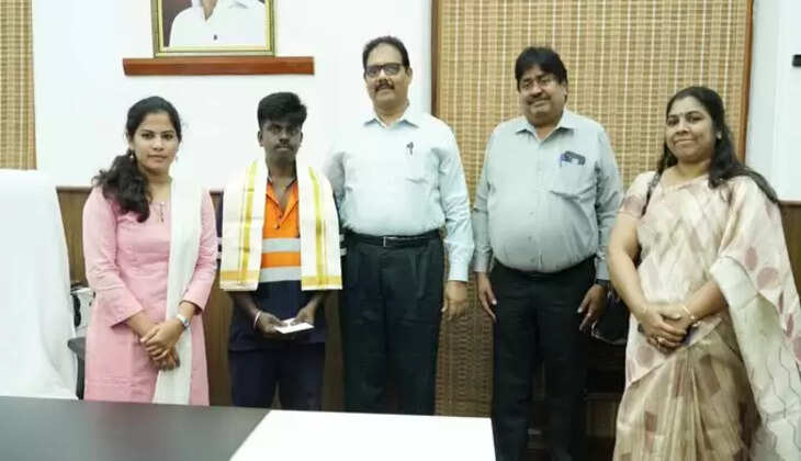 குப்பையில் கிடைத்த வைர நெக்லஸ் : தூய்மை பணியாளரை பாராட்டிய மேயர் பிரியா..&nbsp;