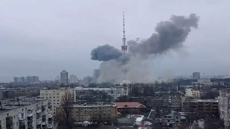 உக்ரைன் தொலைக்காட்சி டவர் மீது ஏவுகணை தாக்குதல்.. 9 பேர் உயிரிழப்பு..