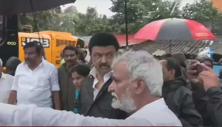 சென்னையில் கொட்டும் மழை - முதல்வர் மு.க.ஸ்டாலின் நேரில் ஆய்வு..&nbsp;