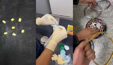 ஹேர் க்ரீமில் தங்கம் கடத்தல்! ஐதரபாத்தில் பரபரப்பு