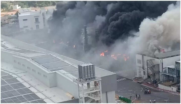 ஒசூர் டாடா தொழிற்சாலையில் பயங்கர தீ விபத்து..!&nbsp;