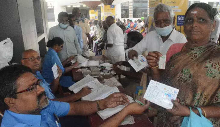 மூத்த குடிமக்களுக்கு  கட்டணமில்லா பேருந்து டோக்கன்.. 27 மையங்களில் பணிகள் தீவிரம்..&nbsp;