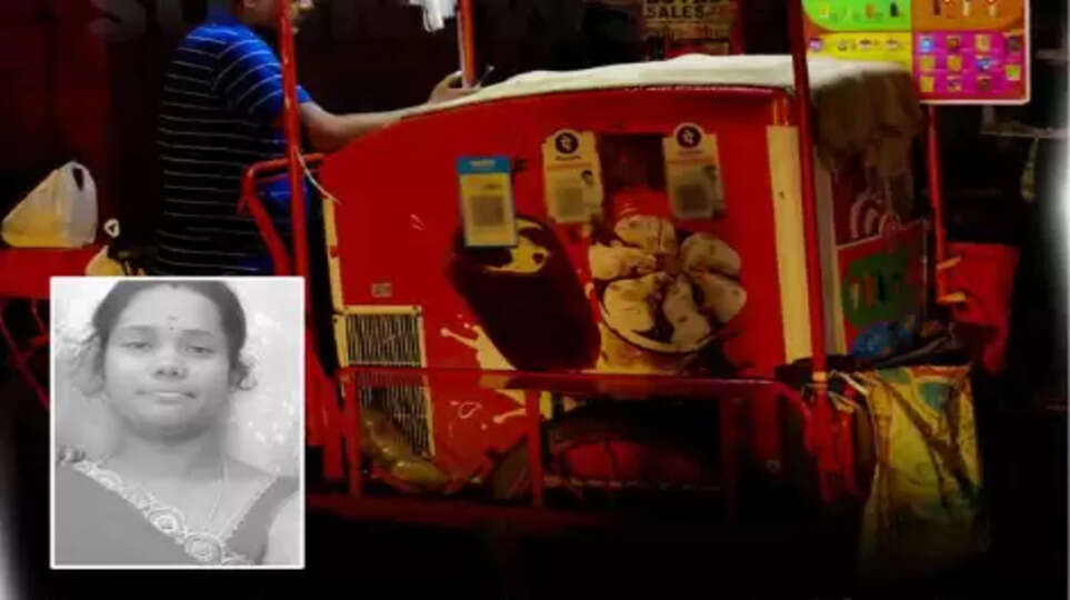 ஐஸ்கிரீம் வண்டி- மின்சாரம் பாய்ந்து பெண் பலி