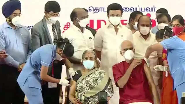 பூஸ்டர் டோஸ் தடுப்பூசி செலுத்தும் பணி