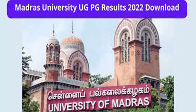  சென்னை பல்கலைகழகம்  :  செமஸ்டர் தேர்வு முடிவுகள் வெளியானது..