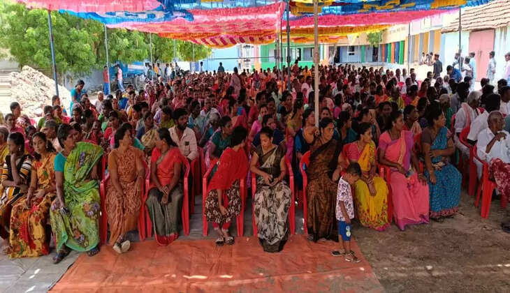 இலங்கை சிறையில் வாடும் மீனவர்கள் :&nbsp; தருவைக்குளத்தில் உண்ணாவிரதப் போராட்டம்.. கண்ணிர்மல்க குடும்பத்தினர் கோரிக்கை..&nbsp;